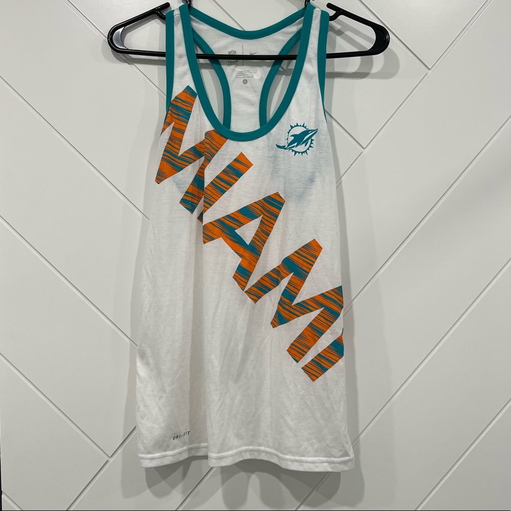 Miami Dolphins Nike womens tanks